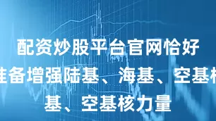 配资炒股平台官网恰好美国准备增强陆基、海基、空基核力量